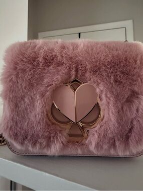 Kate Spade Faux Fur Nicola Twistlock